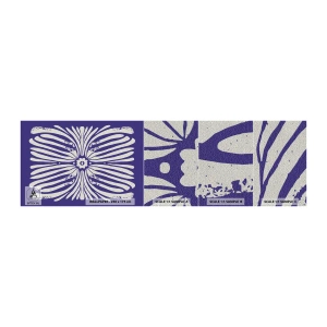 Provbit av fototapet Premium Sand - Etnisk inspiration - Boho, Botanisk, Bit - 100x30 cm