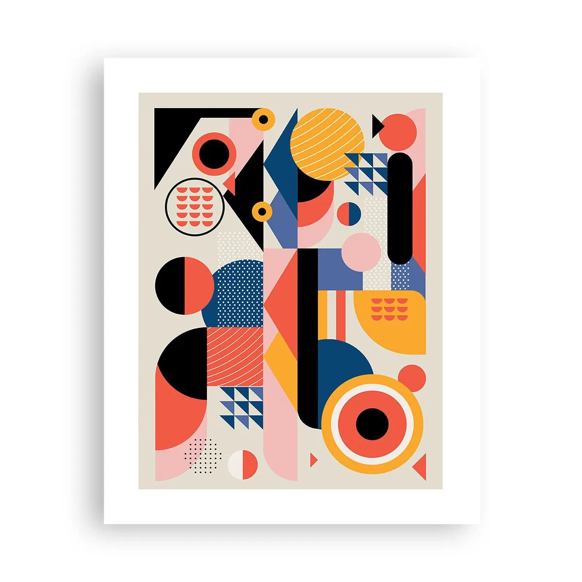 Affisch - Komposition: Lek - 40x50 cm