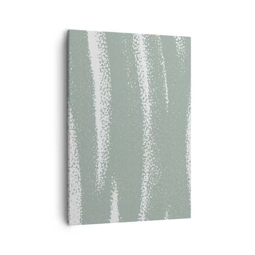 Canvastavla - Bild på duk - Abstraktion i vinterstämning - 50x70 cm