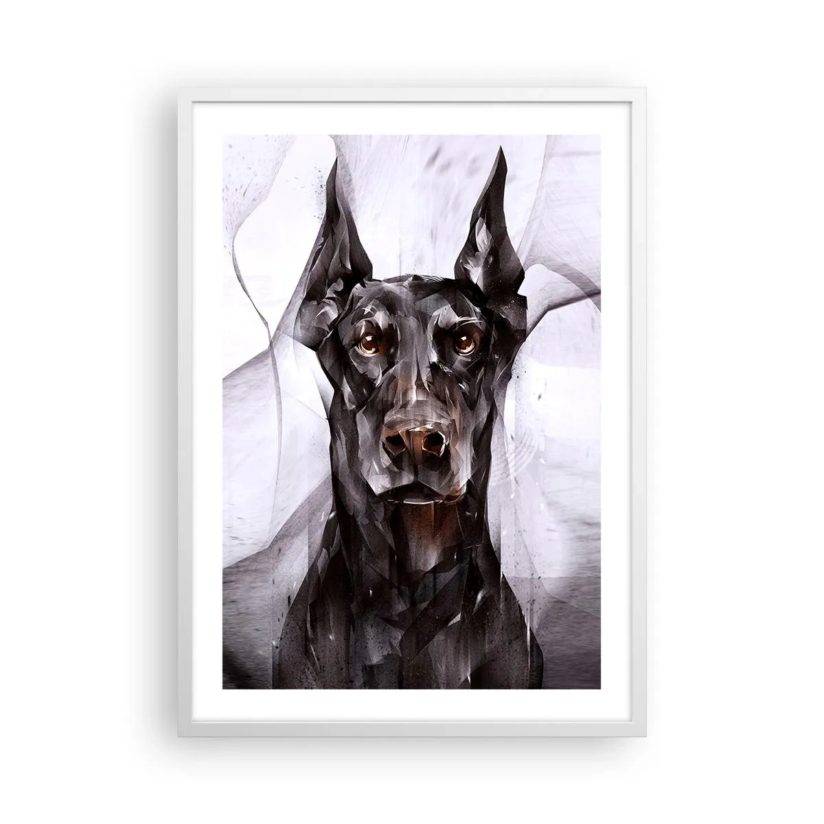 Affisch i vit ram - Rasren - 50x70 cm