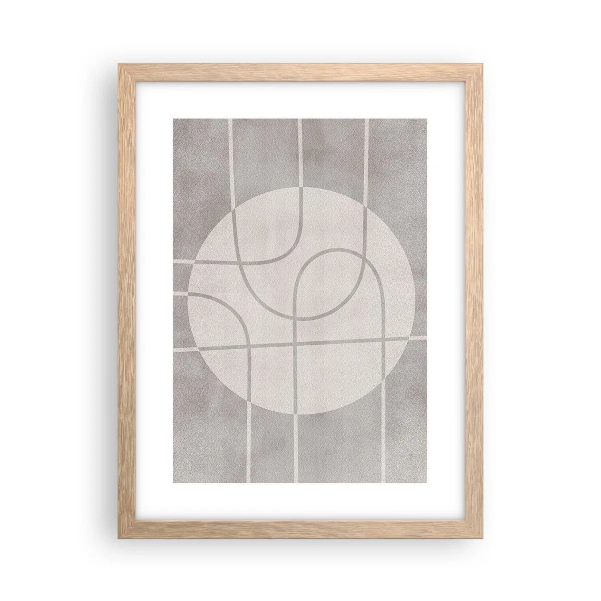 Affisch i ram av ljusek - Cirkulärt och rakt fram - 30x40 cm
