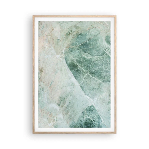 Affisch i ram av ljusek - Stenens ädla svalka - 70x100 cm