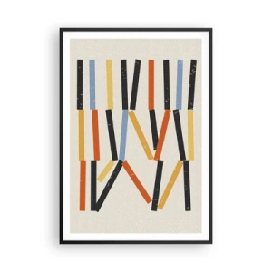 Affisch i svart ram - Horisontell komposition - 70x100 cm