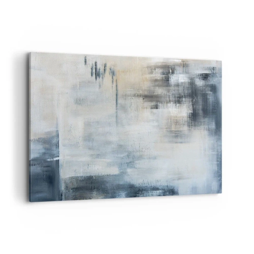 Canvastavla - Bild på duk - Bakom en blå slöja - 120x80 cm