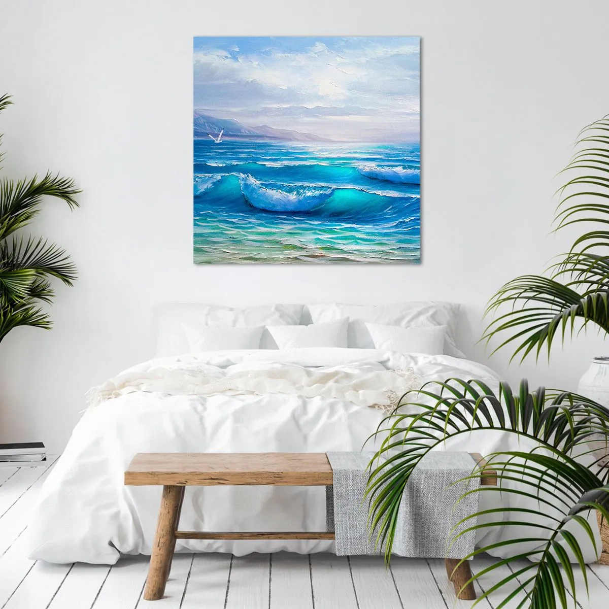 Canvastavla - Bild på duk - Stillande - 70x70 cm