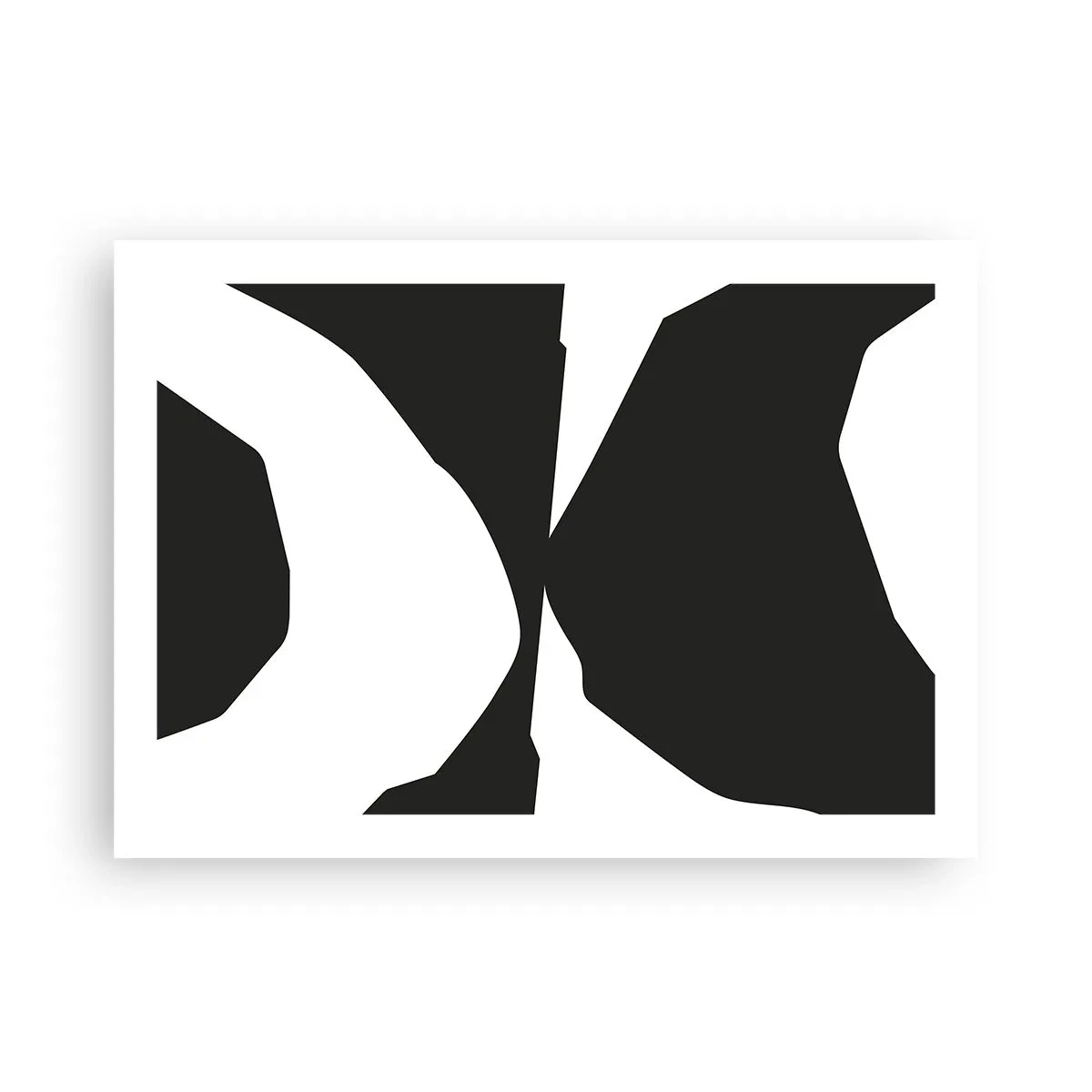 Affisch - Positiv-negativ - 70x50 cm