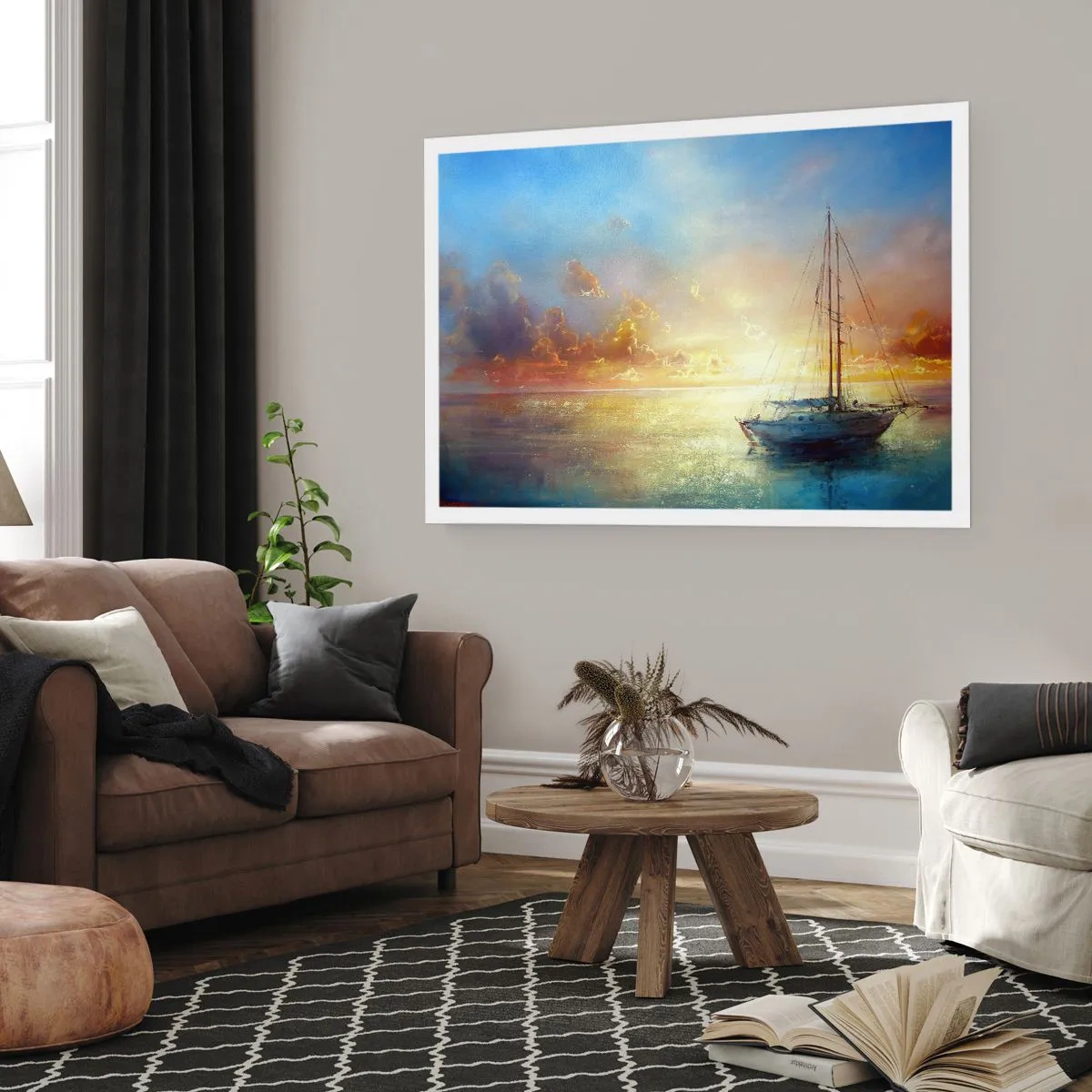Affisch - I guldviken - 50x40 cm