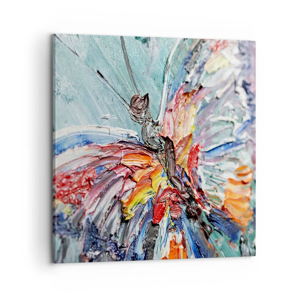 Canvastavla - Bild på duk - Målad av naturen - 60x60 cm