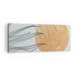 Canvastavla - Bild på duk - Alltid mot solen - 100x40 cm