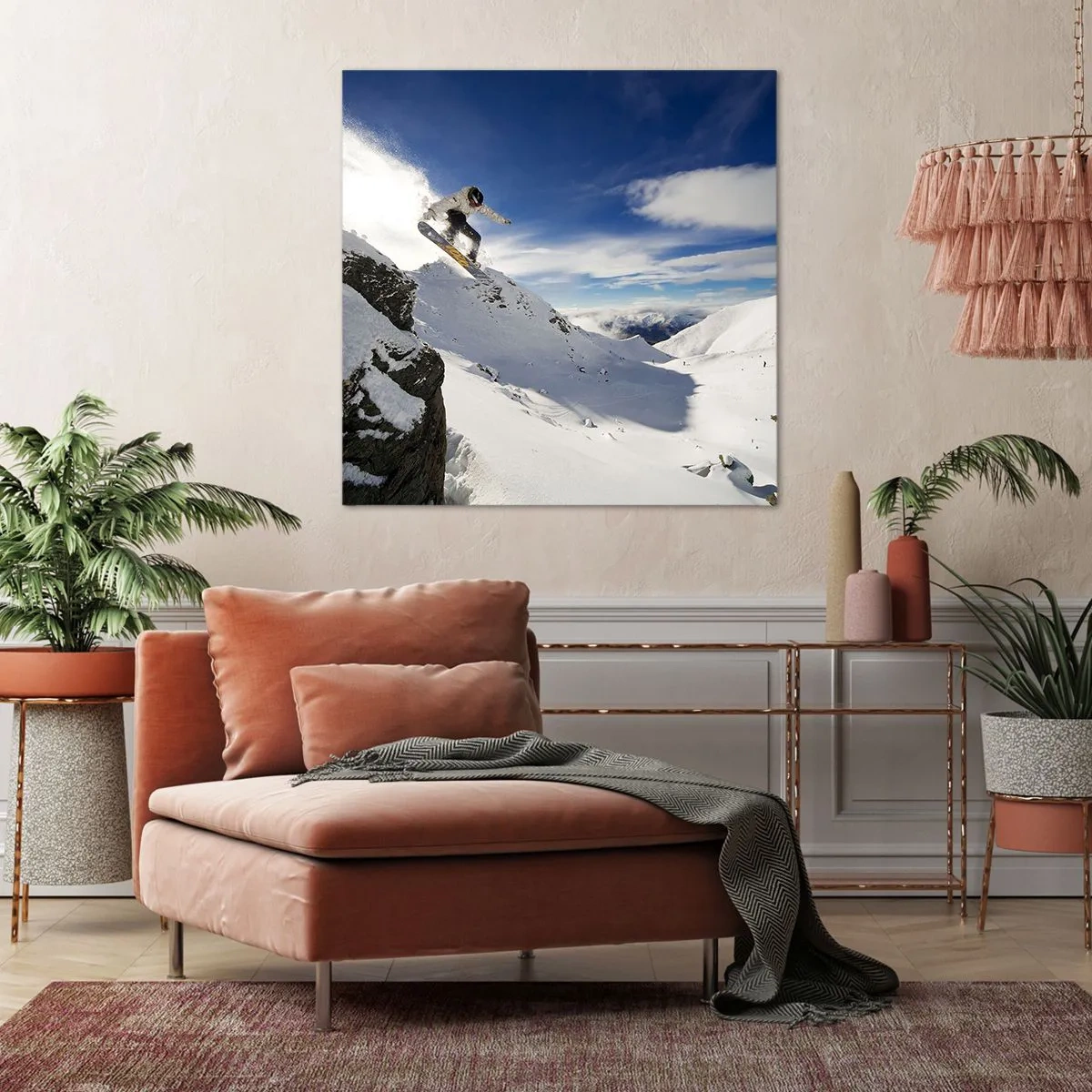 Canvastavla - Bild på duk - Frihet utan gränserna - 70x70 cm