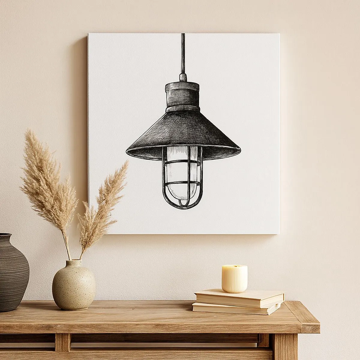 Canvastavla - Bild på duk - Som för många år sedan... - 30x30 cm