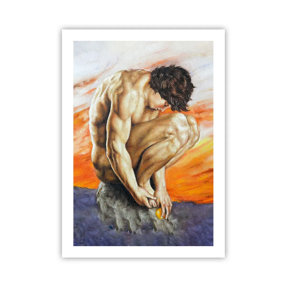 Affisch - Försänkt i sig själv - 50x70 cm