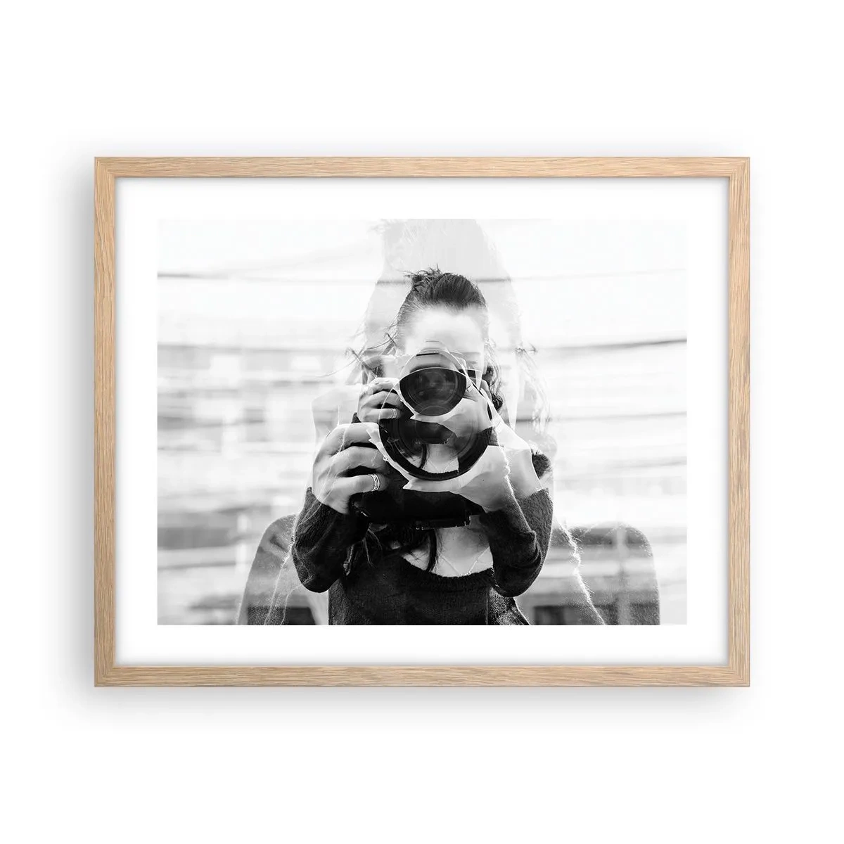 Affisch i ram av ljusek - Skapare och material - 50x40 cm