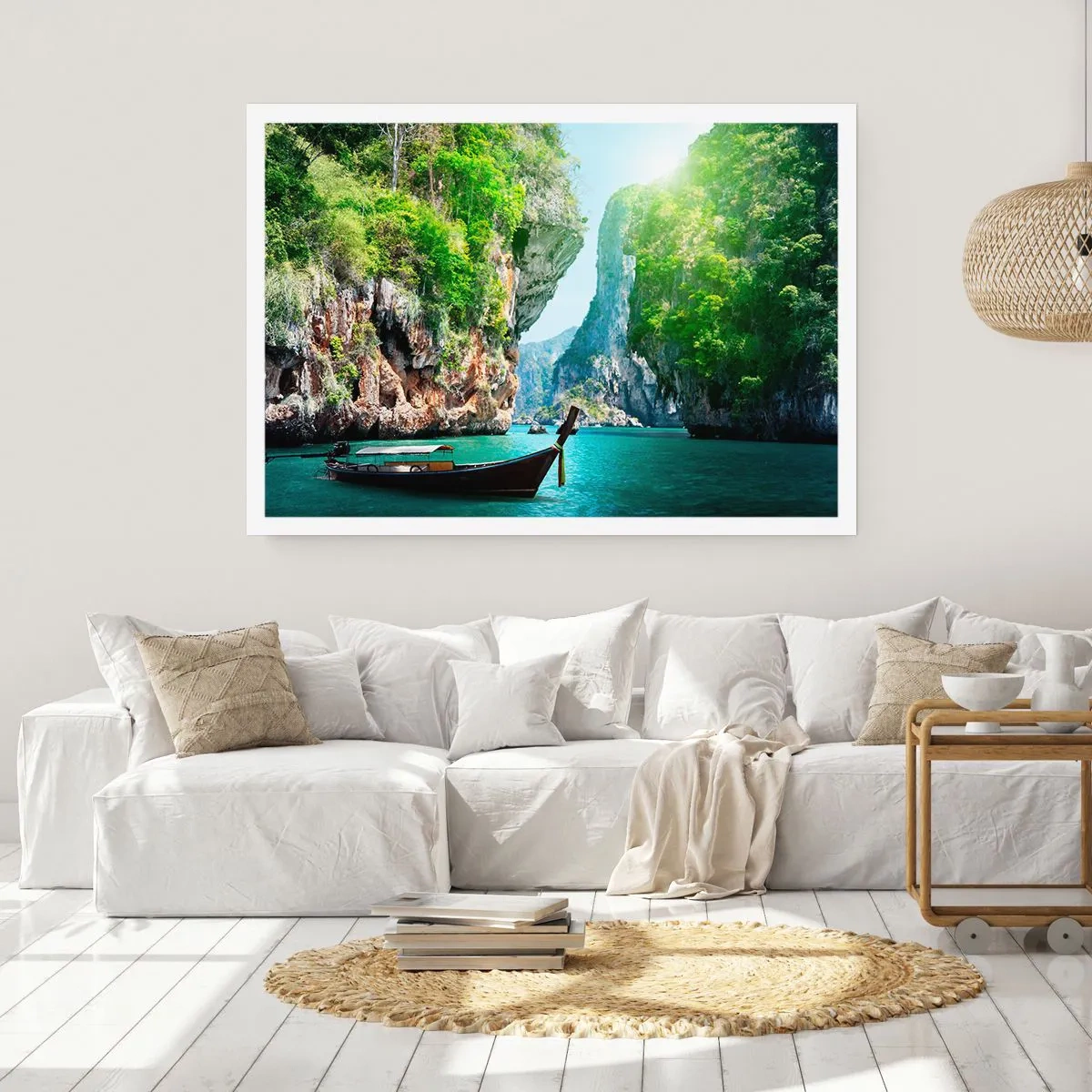 Affisch - Inbjudan till exotisk resa - 70x50 cm