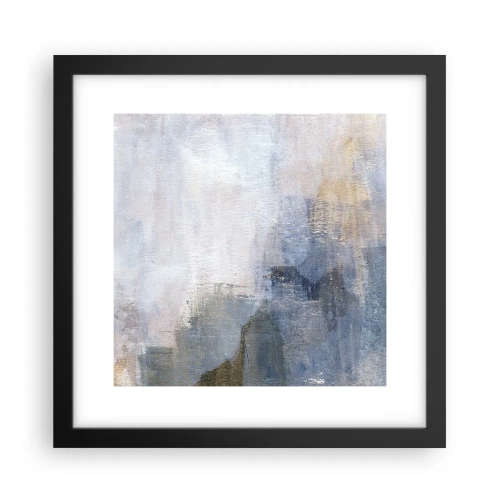 Affisch i svart ram - Färgernas toner och ackord - 30x30 cm