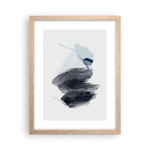 Affisch i ram av ljusek - Intensitet och rörelse - 30x40 cm