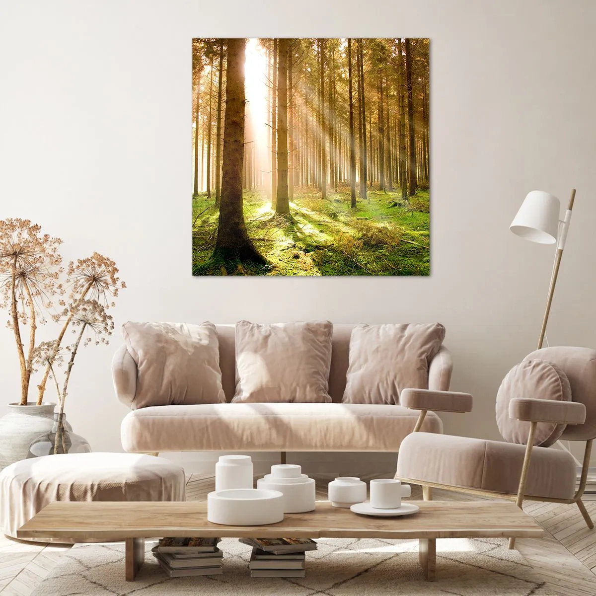 Canvastavla - Bild på duk - Snart kommer alverna - 70x70 cm