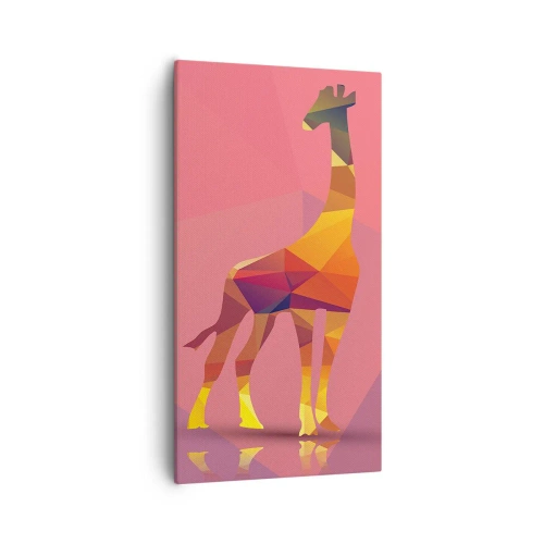 Canvastavla - Bild på duk - I savannens färger - 55x100 cm