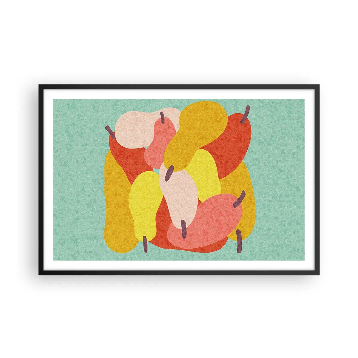 Affisch i svart ram - Smaka på sommarsolen - 91x61 cm