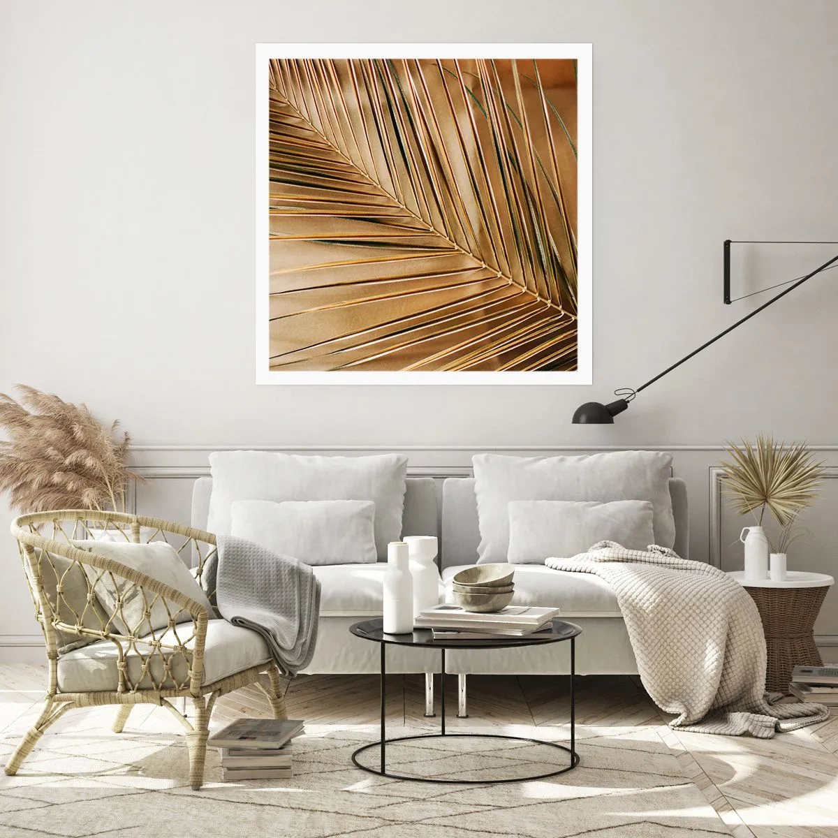 Affisch - Naturlig pelargång - 40x40 cm