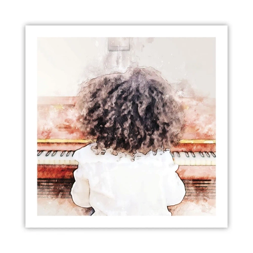 Affisch - I en ny värld - 60x60 cm