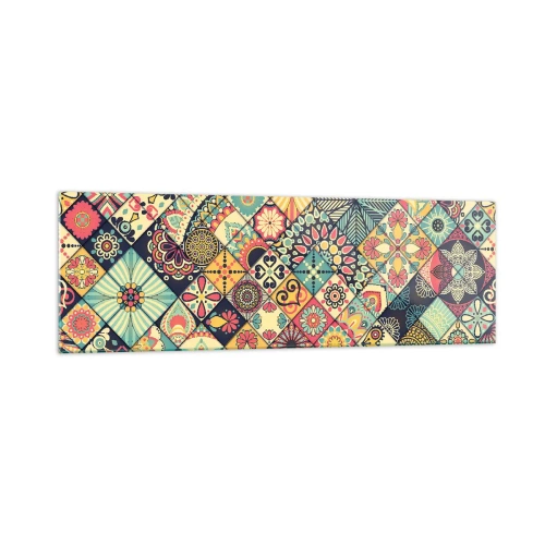 Glastavla - Bild på glas - Marockansk stämning - 160x50 cm