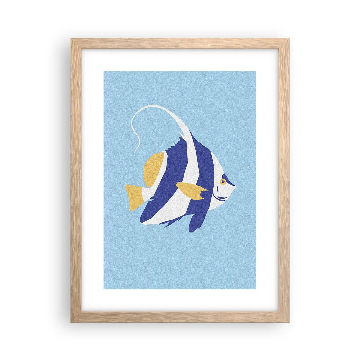 Affisch i ram av ljusek - Miss av tropiska vatten - 30x40 cm