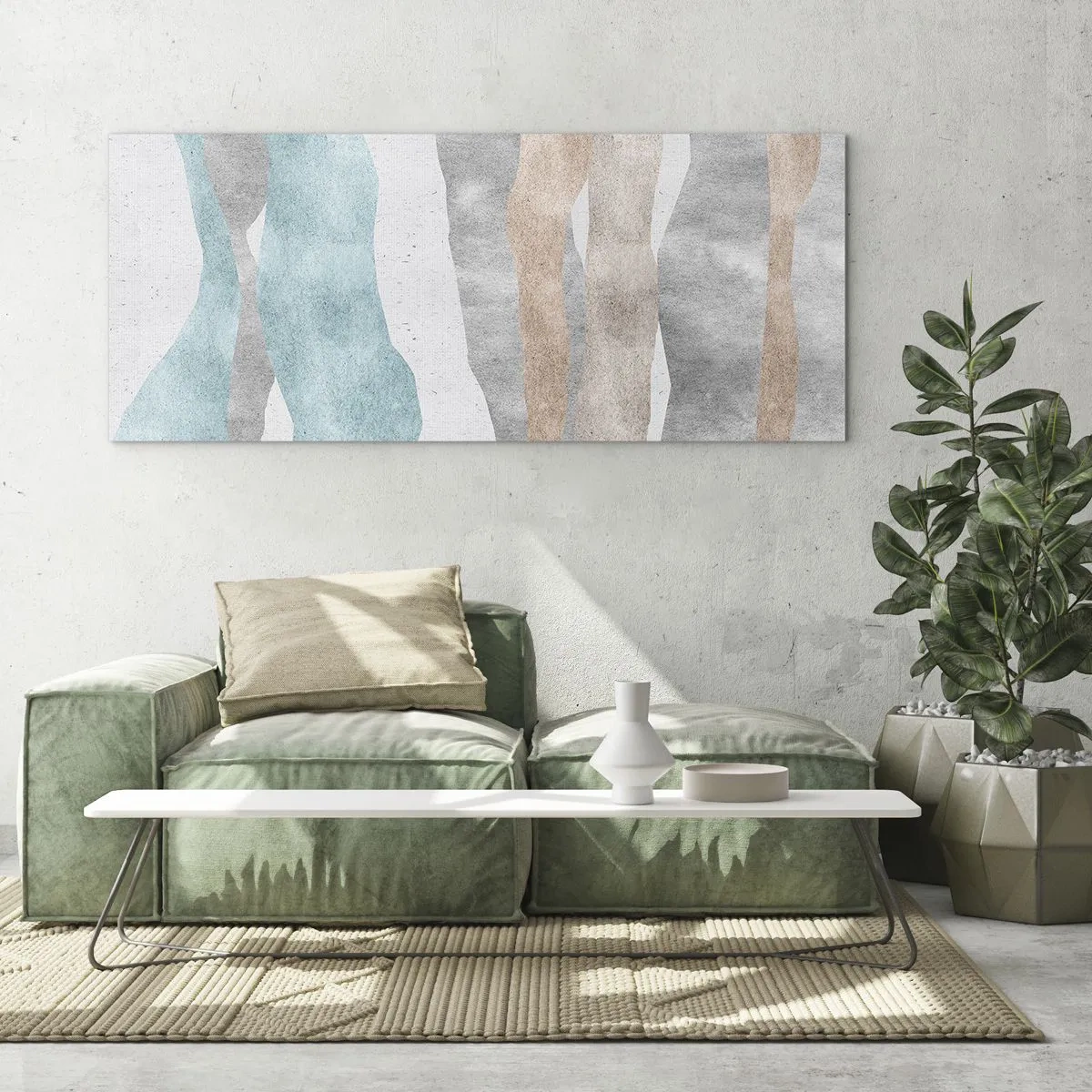 Glastavla - Bild på glas - Närhetsstudie - 100x40 cm