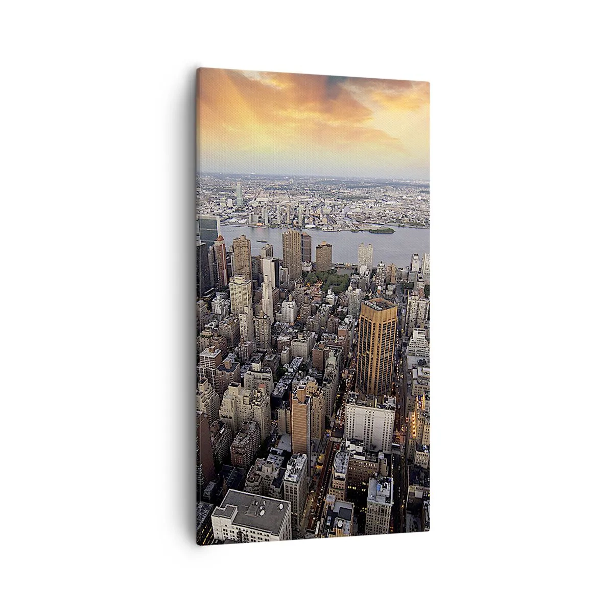 Canvastavla - Bild på duk - Våra tiders slagande hjärta - 55x100 cm