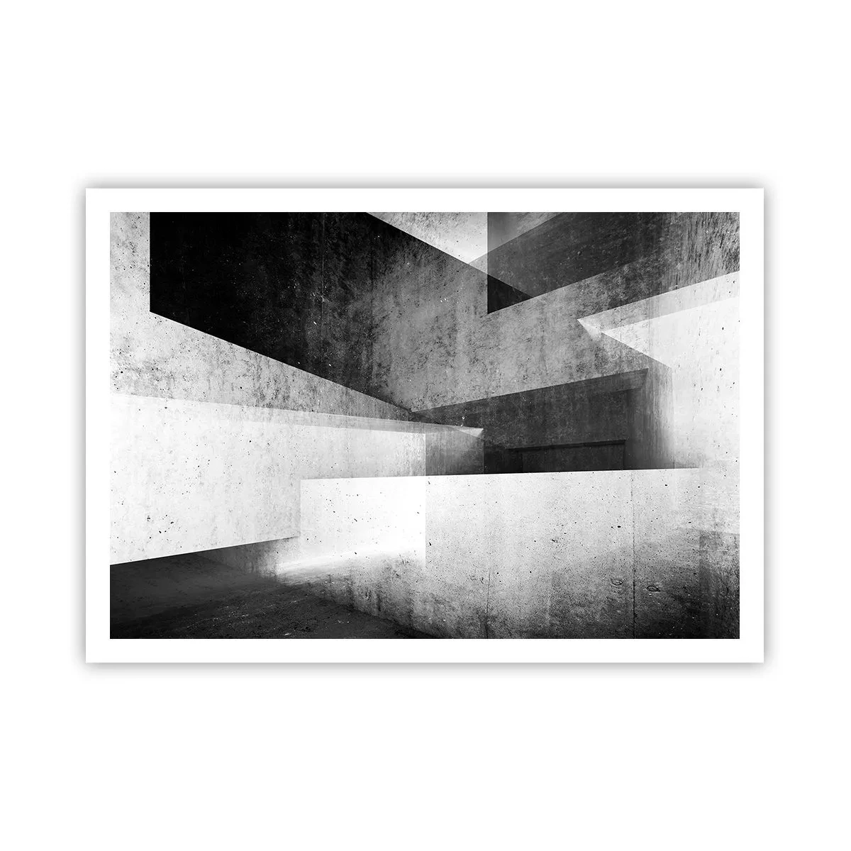 Affisch - Rummets struktur - 100x70 cm
