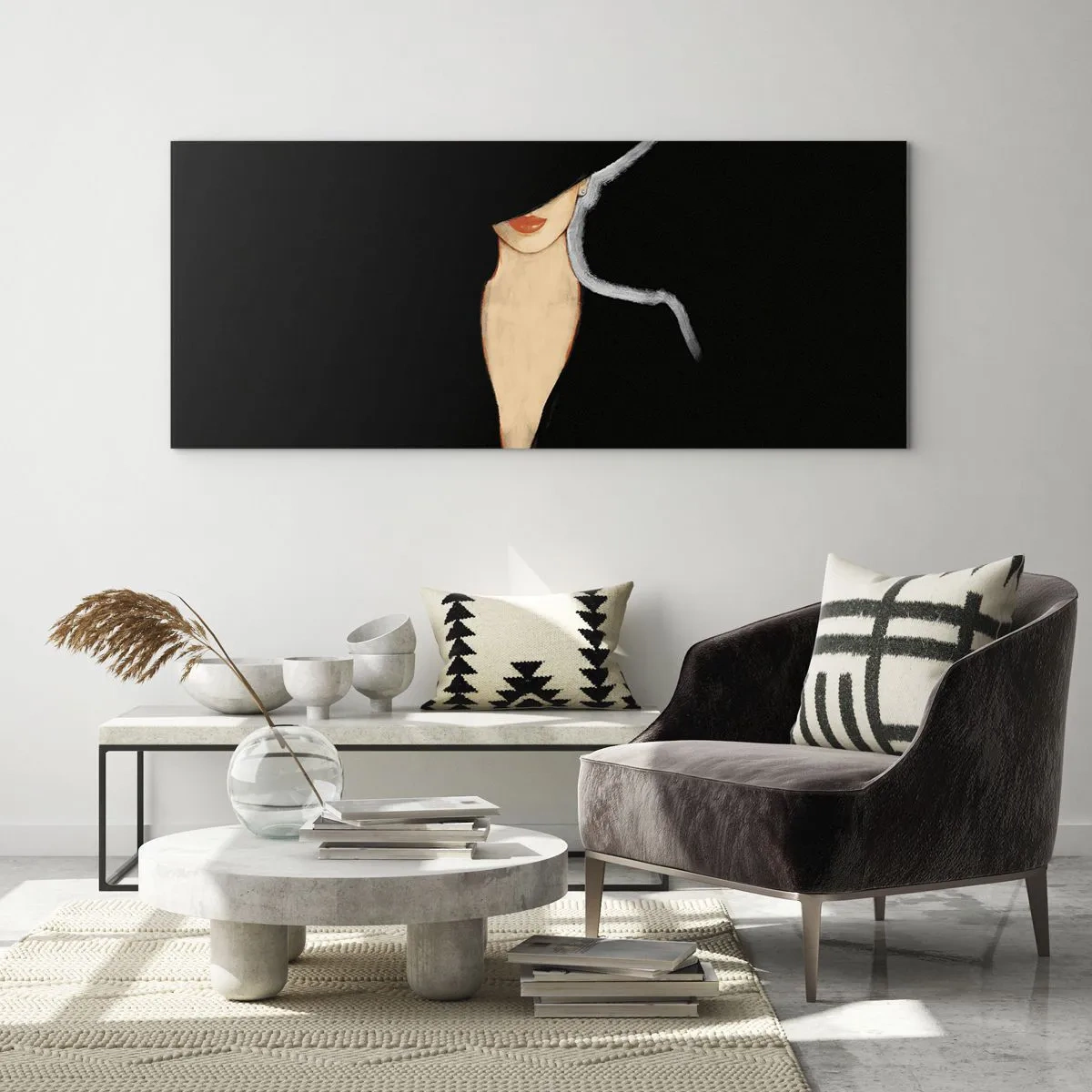 Glastavla - Bild på glas - Elegans och stil - 100x40 cm