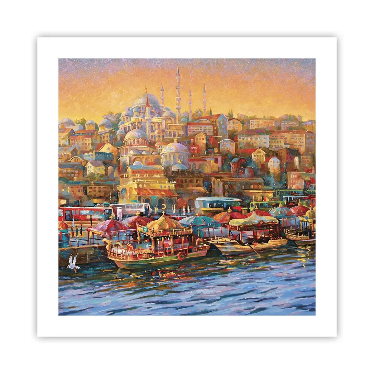Affisch - Istanbul-berättelse - 50x50 cm