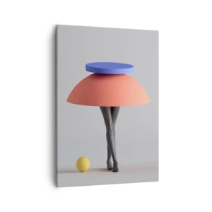 Canvastavla - Bild på duk - Surrealistisk komposition - 50x70 cm