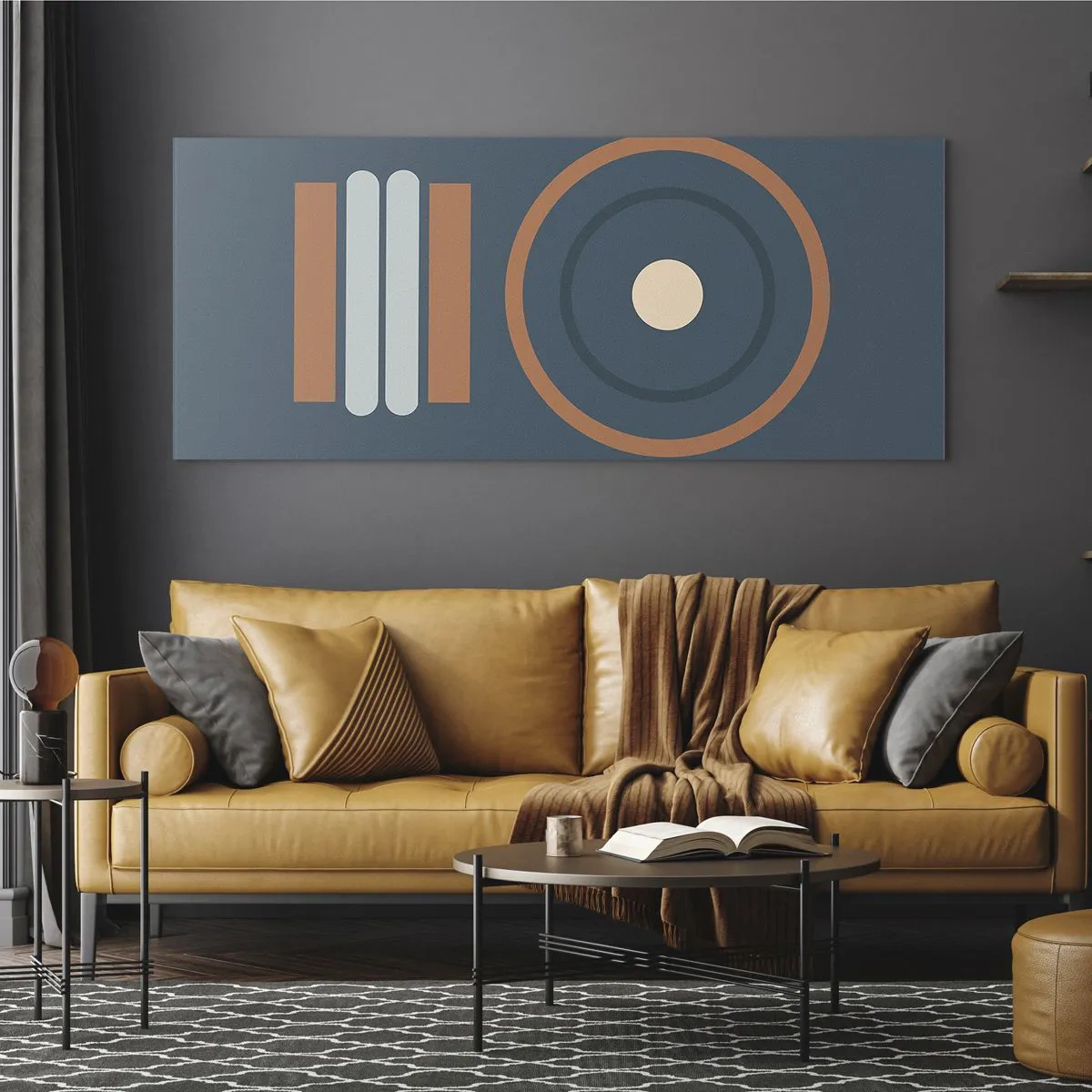 Glastavla - Bild på glas - Sakens kärna - 140x50 cm
