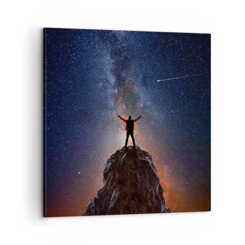 Canvastavla - Bild på duk - Kraften är med mig! - 50x50 cm