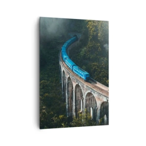 Canvastavla - Bild på duk - Attraktion till naturen - 70x100 cm