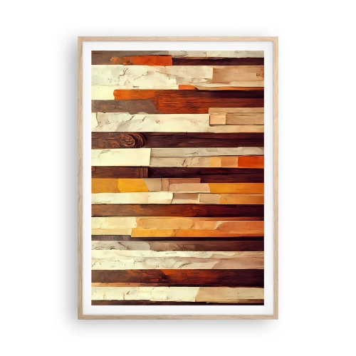 Affisch i ram av ljusek - Hymn av skogens träd - 70x100 cm