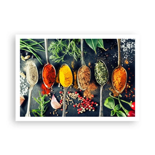 Affisch - Kulinarisk magi - 100x70 cm