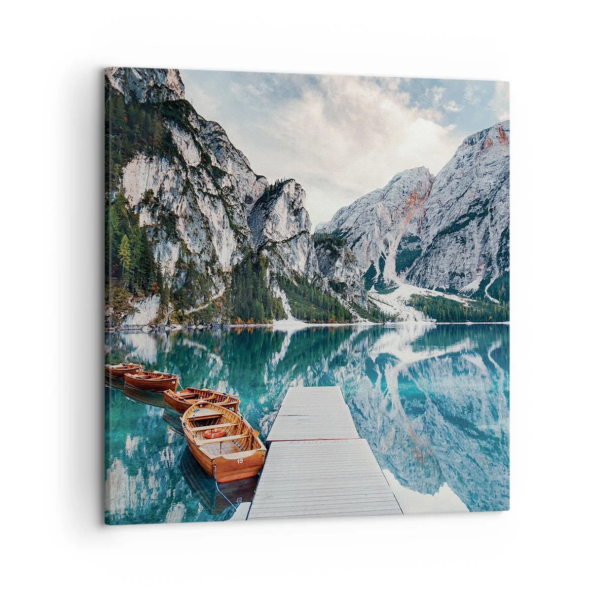 Canvastavla - Bild på duk - Vi visar dig skönhet - 50x50 cm