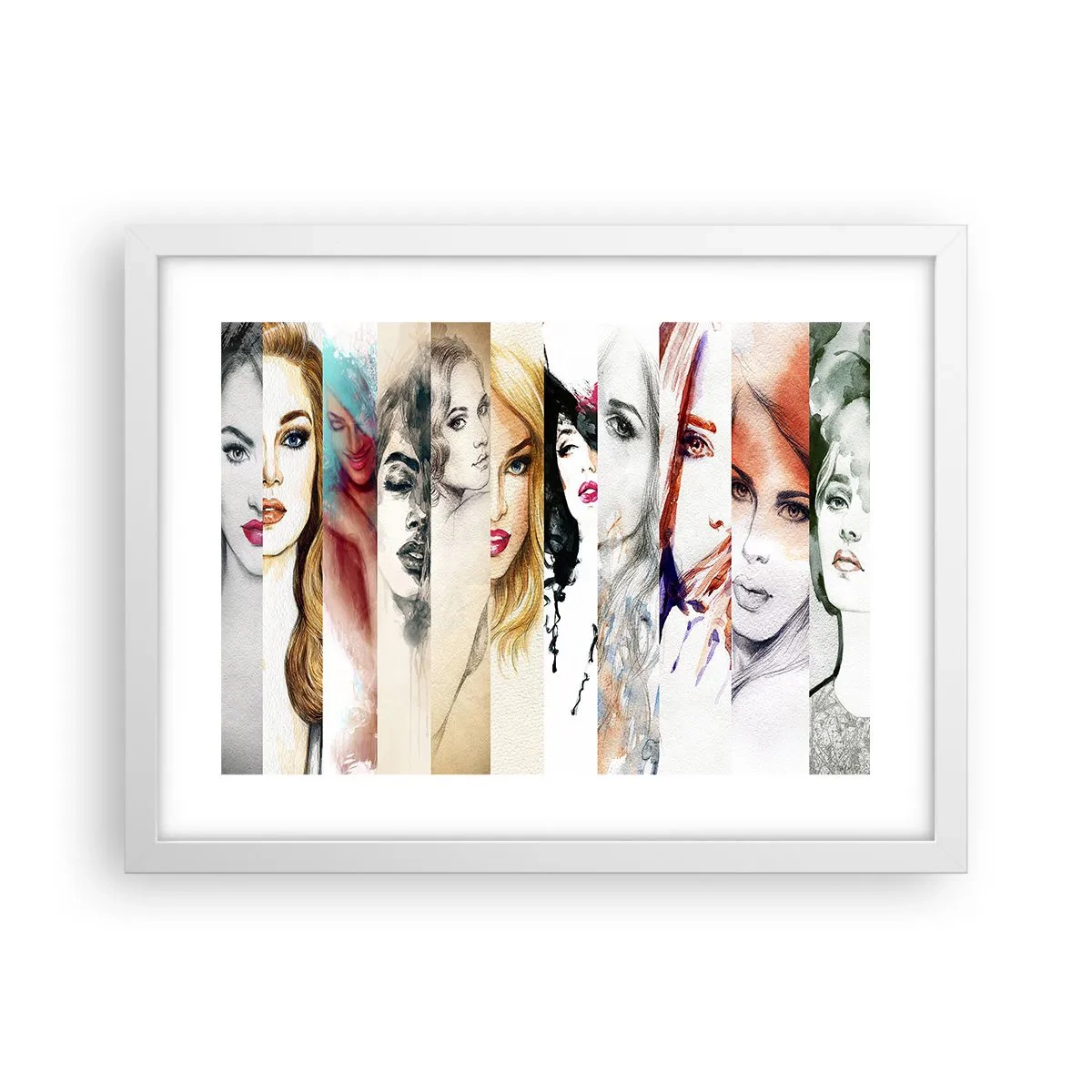 Affisch i vit ram - Det är alltid DU - 40x30 cm