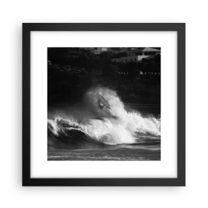 Affisch i svart ram - Utmaning accepterad! - 30x30 cm