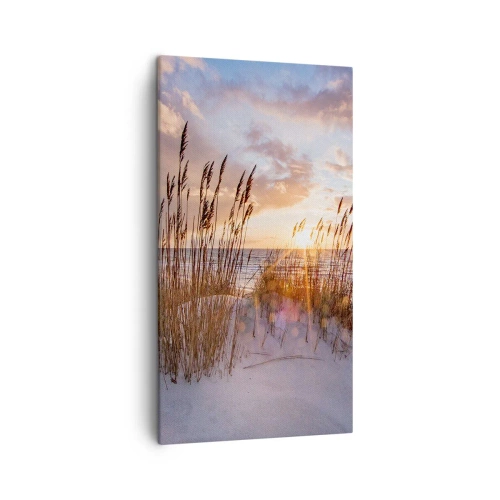 Canvastavla - Bild på duk - Farväl till solen och vinden - 45x80 cm