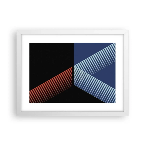 Affisch i vit ram - Enkel historia - 40x30 cm