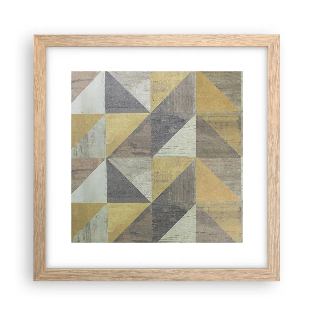 Affisch i ram av ljusek - Under triangelns vinkel - 30x30 cm
