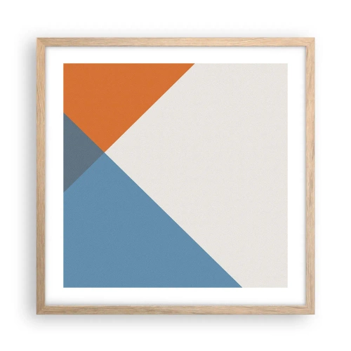 Affisch i ram av ljusek - Under vinkel… - 50x50 cm