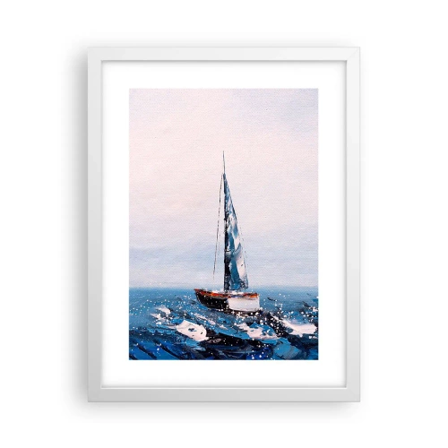 Affisch i vit ram - Vindens broderskap - 30x40 cm