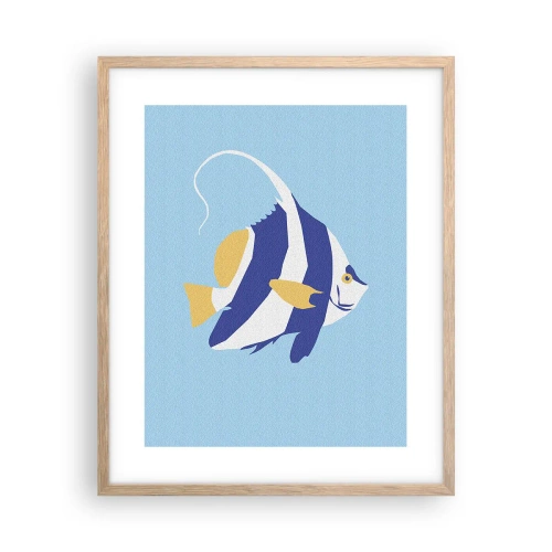 Affisch i ram av ljusek - Miss av tropiska vatten - 40x50 cm