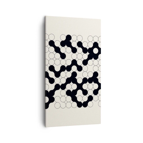 Canvastavla - Bild på duk - Kinesiskt spel - variation - 45x80 cm