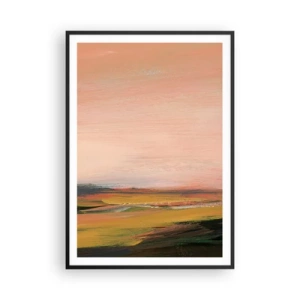 Affisch i svart ram - I rosa - 70x100 cm