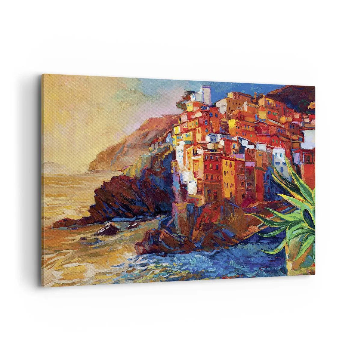 Canvastavla - Bild på duk - Italiensk stämning - 100x70 cm